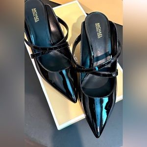 MICHAEL Michael Kors Black Patent Heels